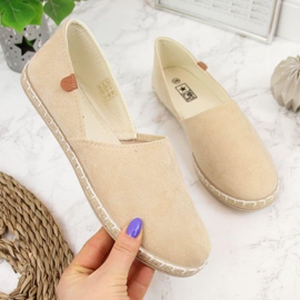 Alpargatas con recortes News W EVE270B beige 1