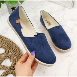 Alpargatas con recortes News W EVE270C azul marino 1