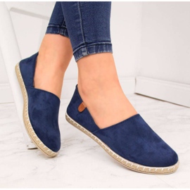 Alpargatas con recortes News W EVE270C azul marino 4