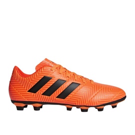 Botas de fútbol adidas Nemeziz 18.4 FxG M DA9594 multicolor naranja 1