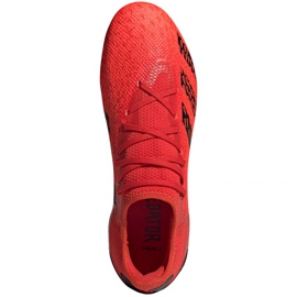 Botas de fútbol adidas Predator Freak.3 L Fg M FY6289 multicolor naranjas y tintos 2