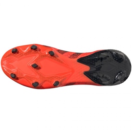 Botas de fútbol adidas Predator Freak.3 L Fg M FY6289 multicolor naranjas y tintos 4