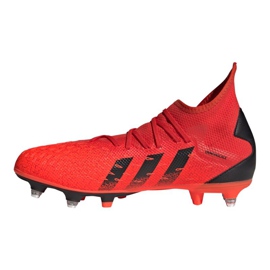 Botas de fútbol adidas Predator Freak.3 Sg M FY6308 multicolor naranjas y tintos 1