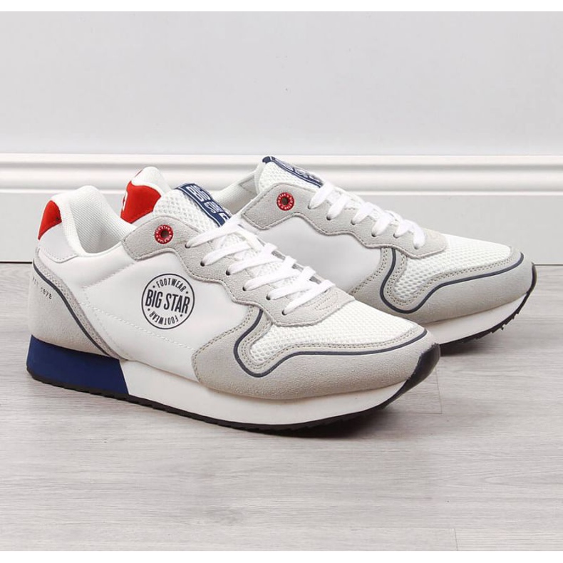 Big Star M JJ174141 zapatillas deportivas blancas blanco gris 1