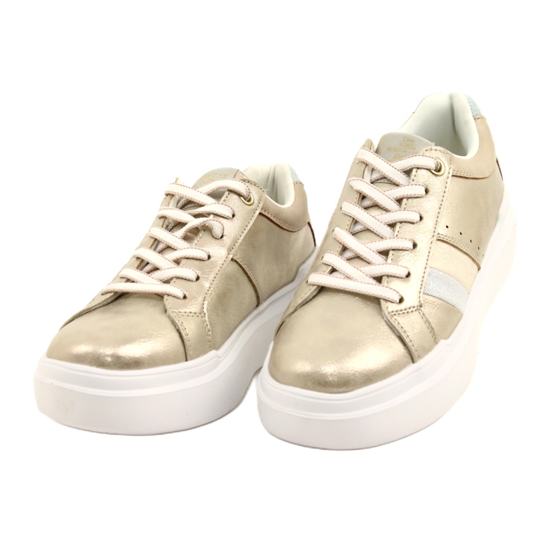 American Club Zapatillas deportivas femeninas en un club americano dorado grueso y único RH68/22 2 American Club Zapatillas deportivas femeninas en un club americano dorado grueso y único RH68/22 2