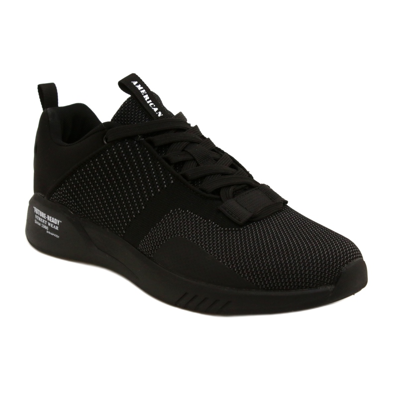 Zapatillas Deportivas American Club Hombre RH80/22 Negro 1