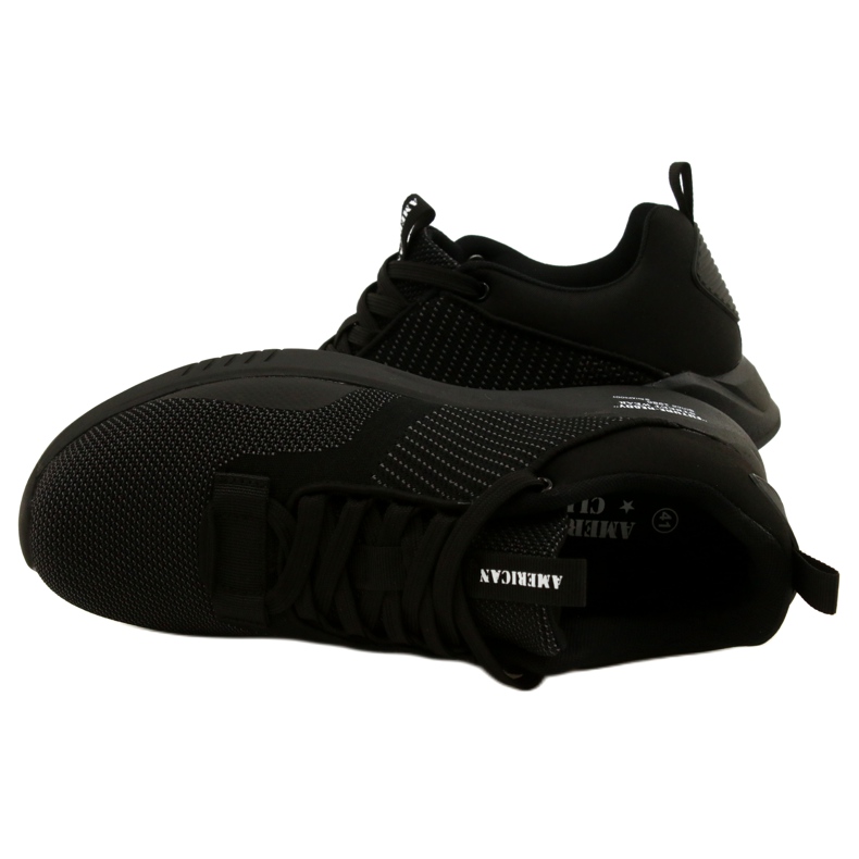 Zapatillas Deportivas American Club Hombre RH80/22 Negro 5