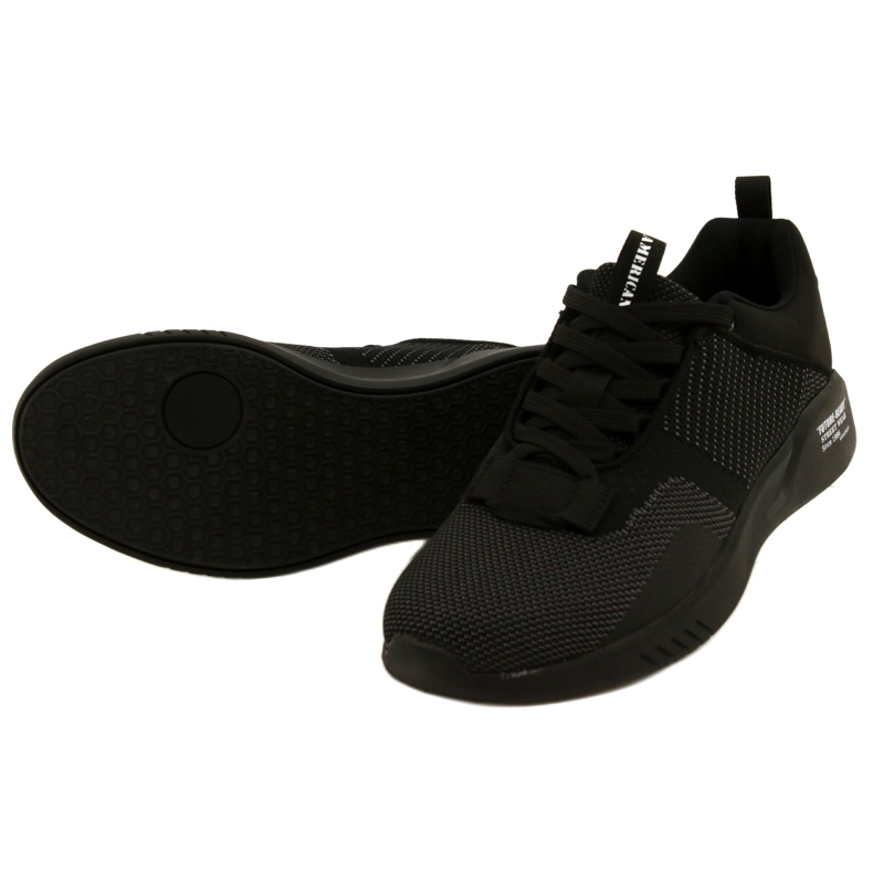 Zapatillas Deportivas American Club Hombre RH80/22 Negro 6