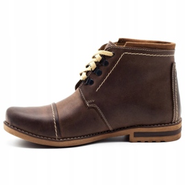 Olivier Botas de invierno para hombre botas de nieve 120 marrón 1