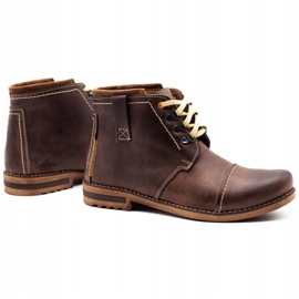 Olivier Botas de invierno para hombre botas de nieve 120 marrón 3