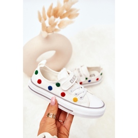 Deportivas Infantiles Con Velcro Big Star JJ374053 Blanco 1