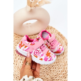 FR1 Deportivas Infantiles Con Velcro Rosa Bethy rosado 3