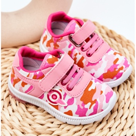 FR1 Deportivas Infantiles Con Velcro Rosa Bethy rosado 2