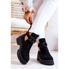 FB2 Botines Kirsten De Ante Negro Con Corte 3