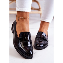 Vinceza Zapatos Sherilyn negros de charol 1