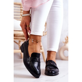 Vinceza Zapatos negros de cuero Sherilyn 2