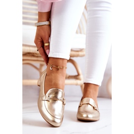Zapatos Brogue Mujer Laura Messi 2121 Oro dorado 1