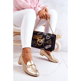 Zapatos Brogue Mujer Laura Messi 2121 Oro dorado 6