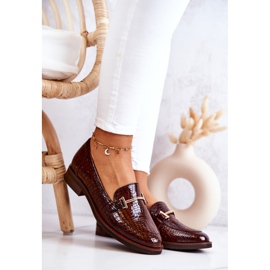 Zapatos Brogue Mujer Snake Laura Messi 2307 Marrón 5