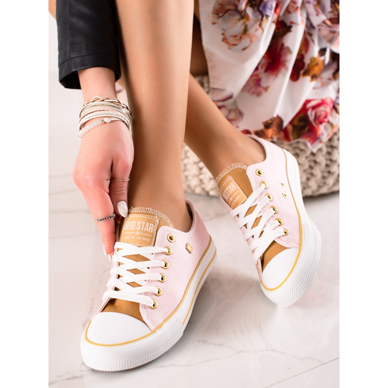 Zapatillas deportivas Big Star para mujer HH274455 rosa 1