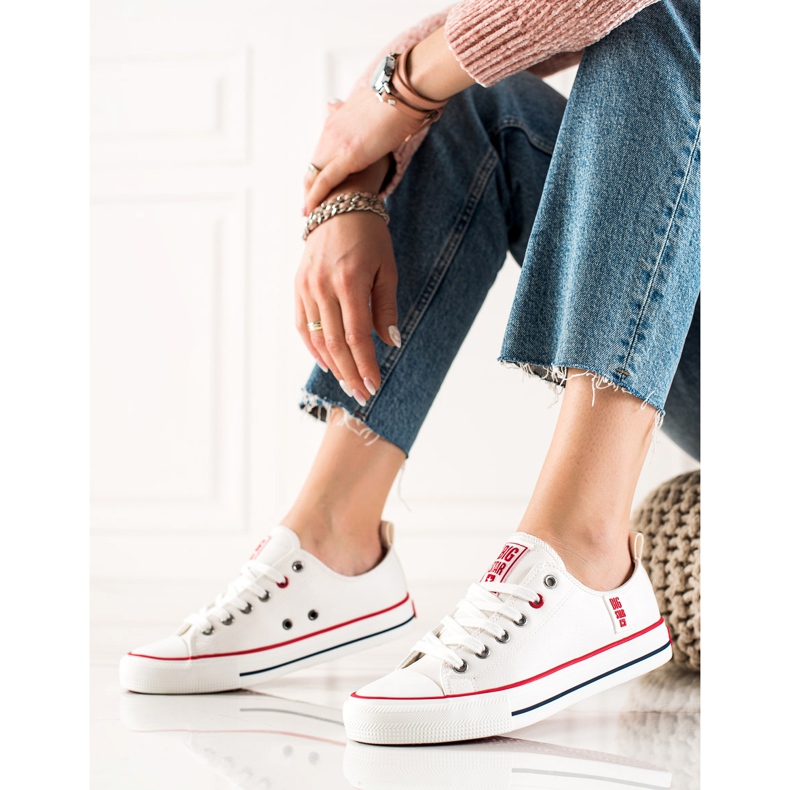 Zapatillas Big Star para mujer JJ274130 blanco 1