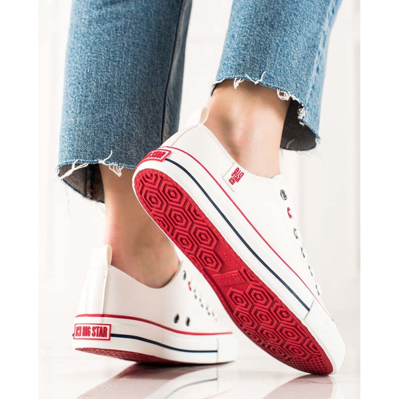 Zapatillas Big Star para mujer JJ274130 blanco 2