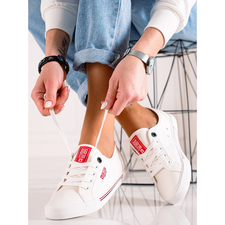 Zapatillas deportivas Big Star para mujer HH274059 blanco 1