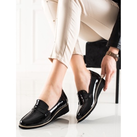 Goodin mocasines lacados claros negro 1