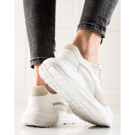 Marquiz Zapatillas con malla blanco 3