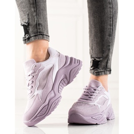 Marquiz Zapatillas moradas en la plataforma violeta 3