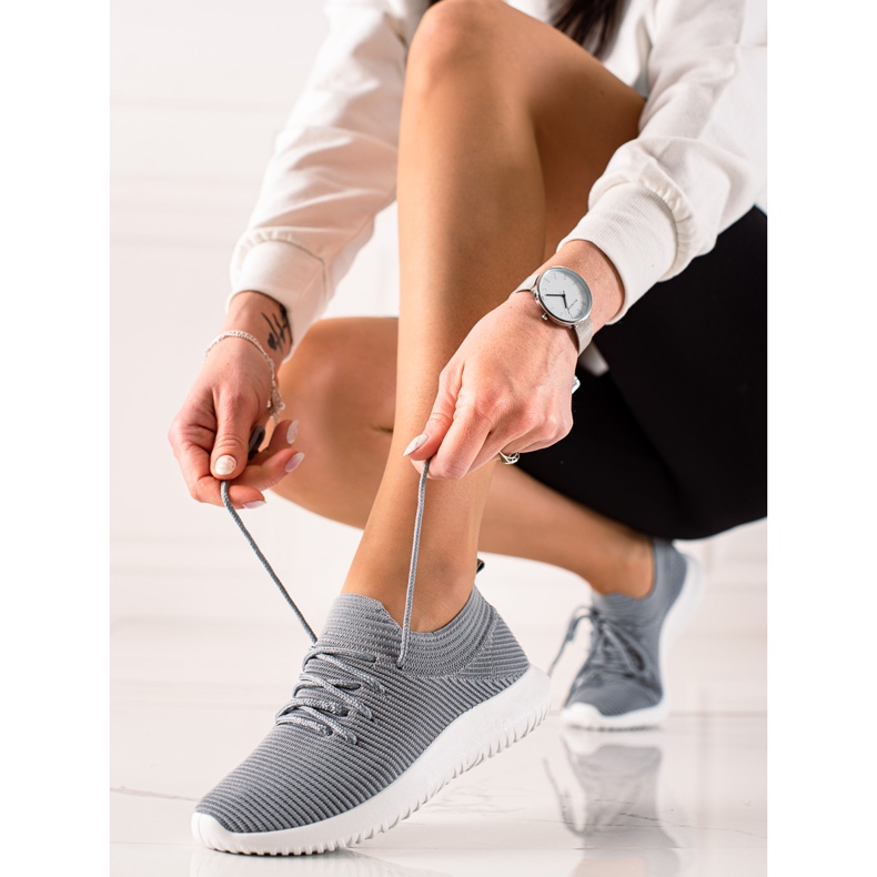TRENDI Zapatillas deportivas ligeras gris 1 TRENDI Zapatillas deportivas ligeras gris 1
