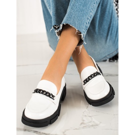 Goodin mocasines blancos de moda 3