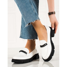 Goodin mocasines blancos de moda 1 Goodin mocasines blancos de moda 1