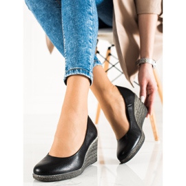 W. Potocki Zapatos De Salón Clásicos Con Cuña Potocki negro 3