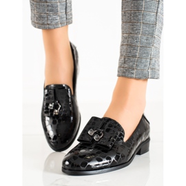W. Potocki Zapatos con cristales Potocki negro 1