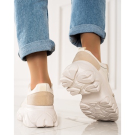 TRENDI Zapatillas de moda True Love beige 4