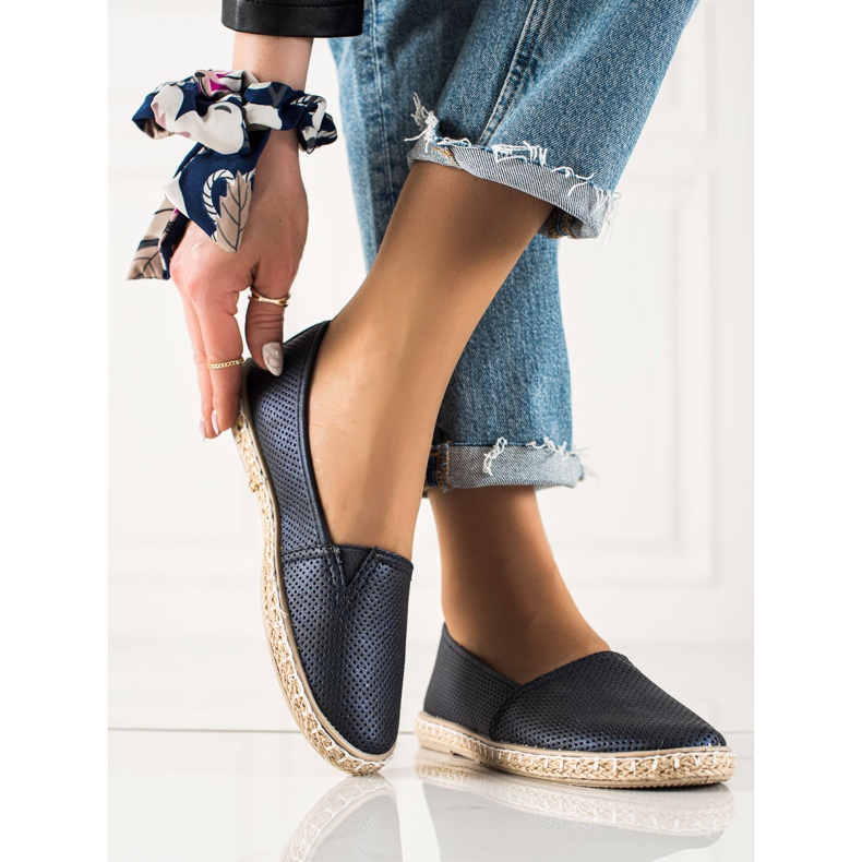 TRENDI Cómoda Alpargata Con Ecopiel azul marino 1 TRENDI Cómoda Alpargata Con Ecopiel azul marino 1