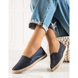 TRENDI Cómoda Alpargata Con Ecopiel azul marino 3