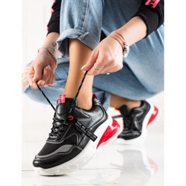 TRENDI Zapatillas Negras De Moda negro 1