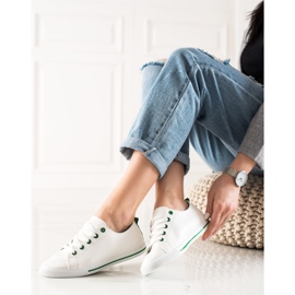 TRENDI Zapatillas bajas clásicas blanco 2 TRENDI Zapatillas bajas clásicas blanco 2