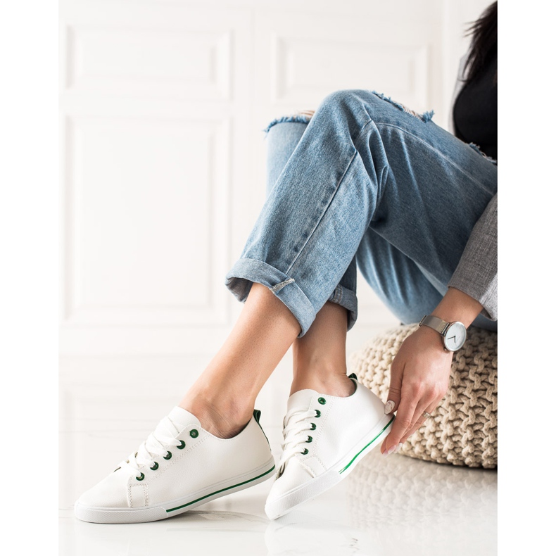 TRENDI Zapatillas bajas clásicas blanco 2 TRENDI Zapatillas bajas clásicas blanco 2