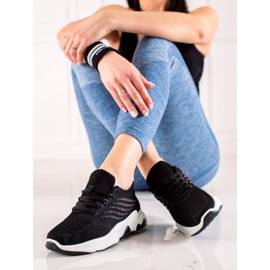 TRENDI Calzado deportivo Zapatillas negro 3