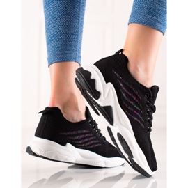 TRENDI Calzado deportivo Zapatillas negro 4
