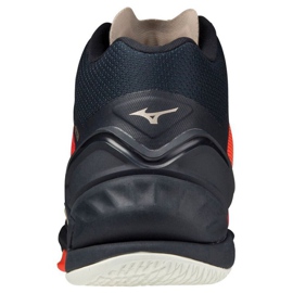Zapatillas balonmano interior Mizuno Wave Stealth Neo Mid M X1GA200563 rojo naranjas y tintos 4