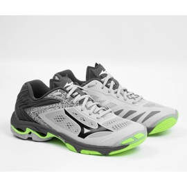 Zapatillas de voleibol Mizuno Wave Lightning Z5 M V1GA190037 gris sombras de grey 1