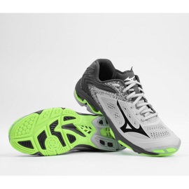 Zapatillas de voleibol Mizuno Wave Lightning Z5 M V1GA190037 gris sombras de grey 4