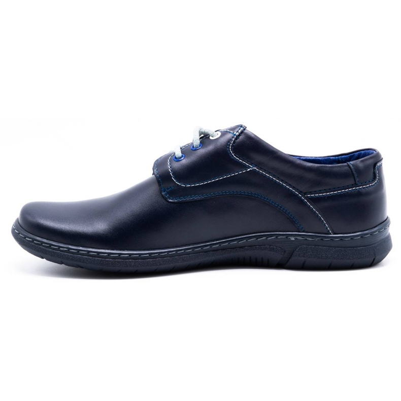 Olivier 240LU zapatos casuales de hombre azul marino 1