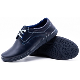 Olivier 240LU zapatos casuales de hombre azul marino 3