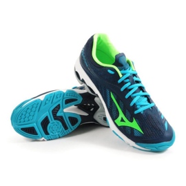 Zapatillas de voleibol Mizuno Wave Lightning Z4 036 M HS-TNK-000011221 azul marino azul marino 11