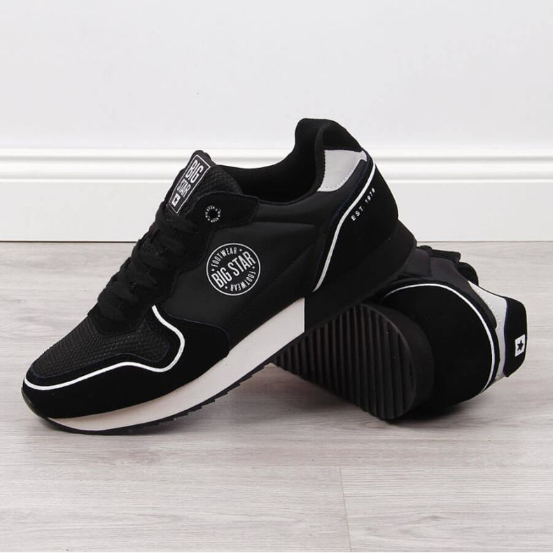 Negro Big Star M JJ174140 zapatillas deportivas 2